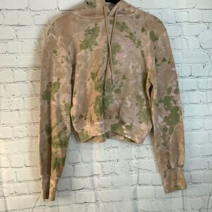 AFRM Pink and Green Tie Die Hoodie size XS, New with tags, Women’s Hoodie